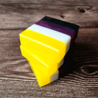 Nonbinary Pride Handcrafted Soap