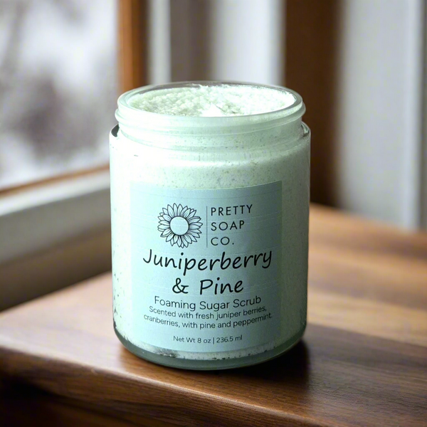 Juniperberry & Pine Foaming Sugar Scrub