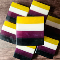 Nonbinary Pride Handcrafted Soap