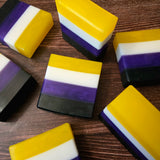 Nonbinary Pride Handcrafted Soap