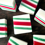 Candy Cane Handcrafted Soap