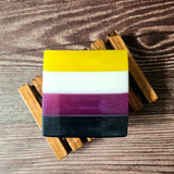 Nonbinary Pride Handcrafted Soap