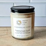 Champagne Gold Foaming Sugar Scrub | Champagne, Nectarine, Citrus, Vanilla