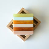 Champagne Gold Handcrafted Shea Butter Soap | Champagne, Nectarine, and Vanilla Scent
