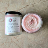 Pink Sugar Foaming Sugar Scrub | Berries, Florals, Spun Sugar