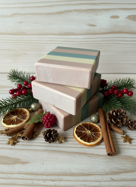 Flannel & Woods Oatmeal Soap | Cologne Mahogany Oakmoss